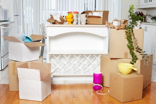 Packed moving van during a flat removal in Clapham