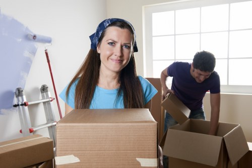 Commercial and residential moving truck service covering Clapham