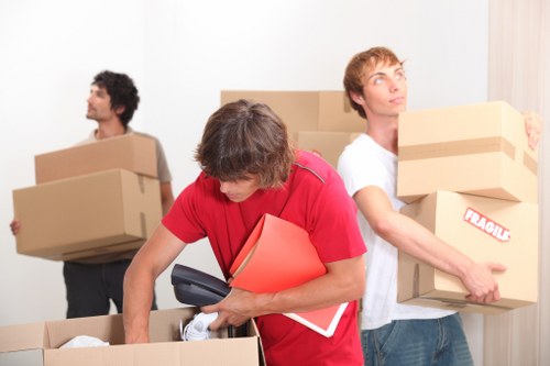 Careful handling of sofas and large furniture during a Clapham house move