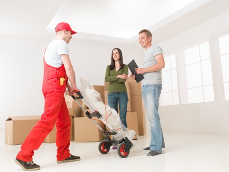 Careful packing and lifting for a flat move in Clapham