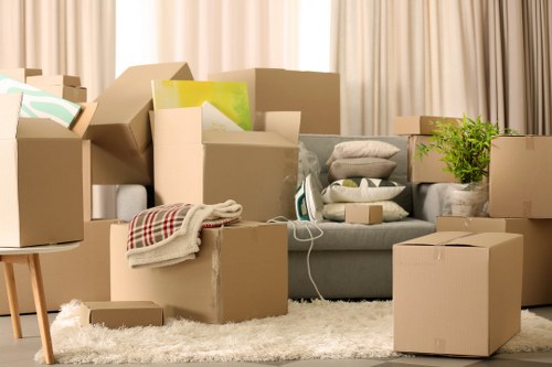 Removal crew completing a professional UK moving service