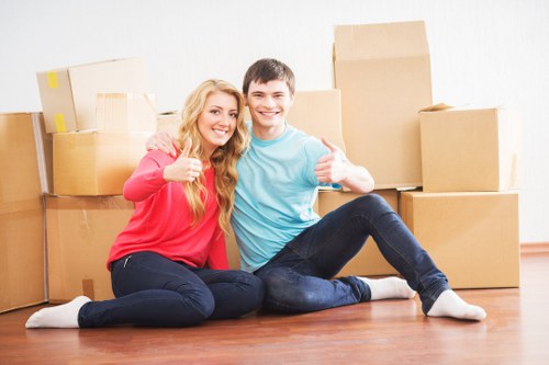 Furniture and personal items placed in secure local storage