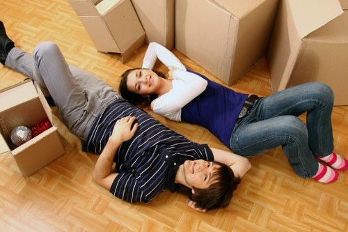 Local moving checklist and boxes ready for a Clapham relocation